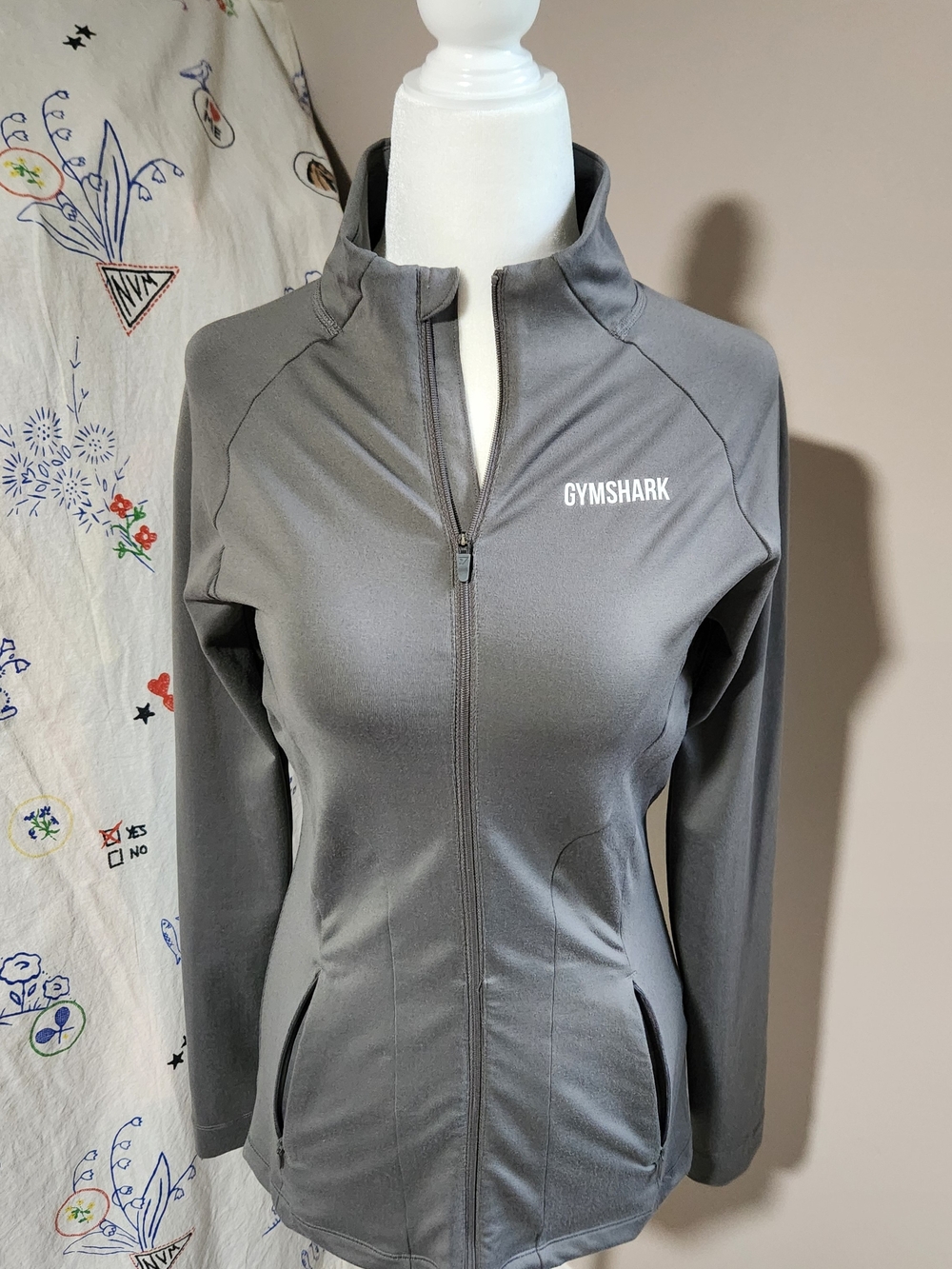 Gymshark Gray Full-Zip Jacket